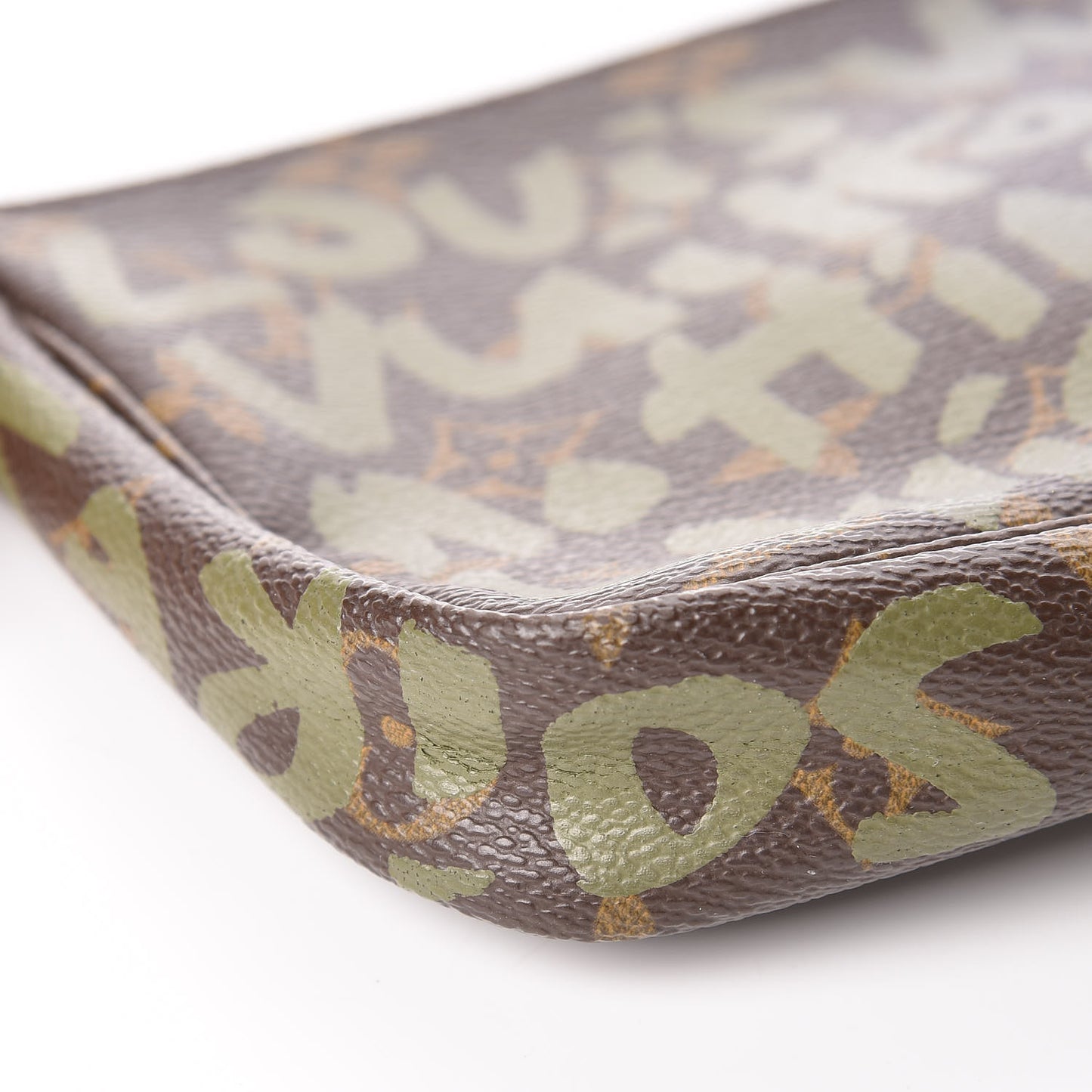 Monogram Graffiti Pochette Accessories Kaki