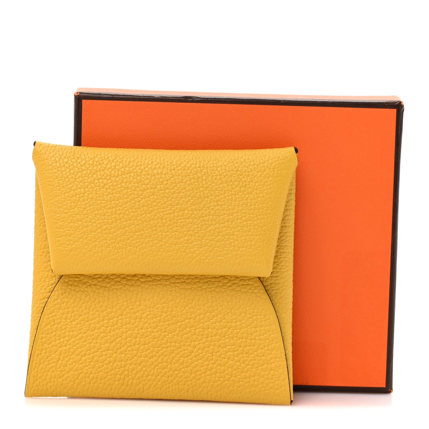 Hermes Chevre Mysore Bastia Verso Coin Purse Sun Bleu Frida 8 of 8