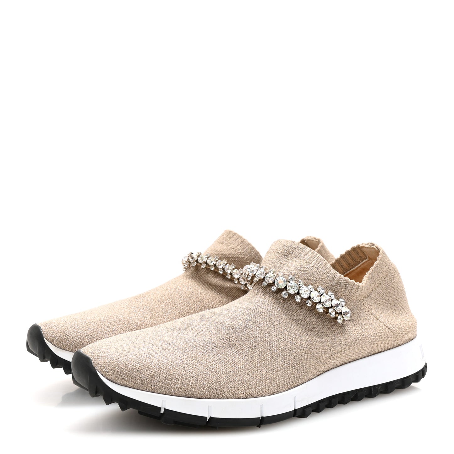 Knit Crystal Verona Sneaker 38.5 Ballet Pink