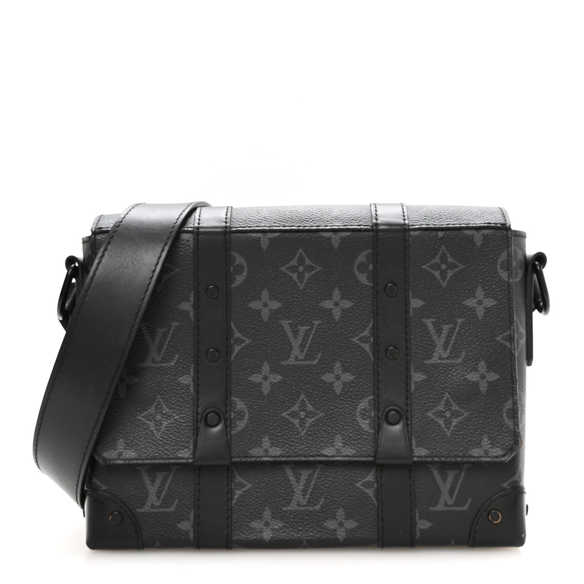 Louis Vuitton Monogram Eclipse Trunk Messenger 1 of 10