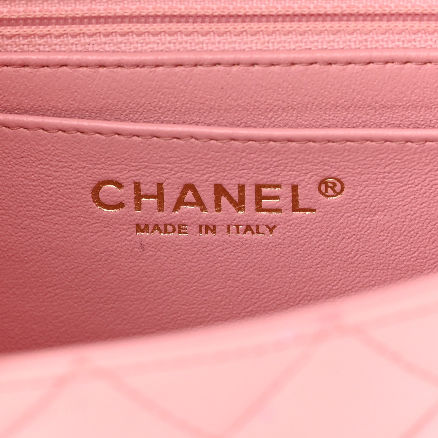 Chanel Lambskin Quilted Mini Rectangular Flap Pink 5 of 14