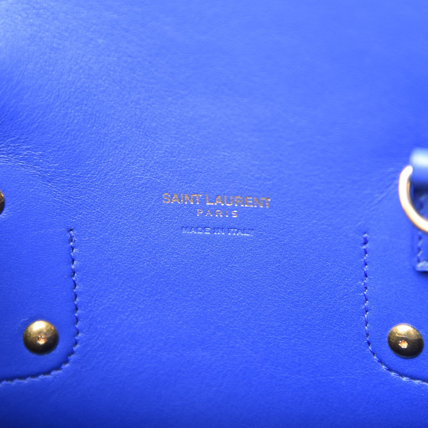 Calfskin Small Sac De Jour Black Blue Majorelle