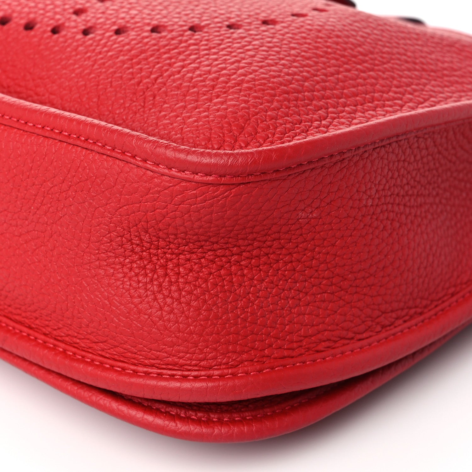 Hermes Taurillon Clemence Evelyne III PM Rouge Tomate 8 of 8