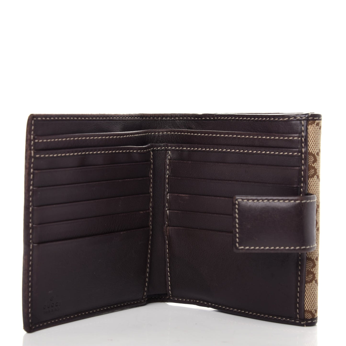 Monogram Lovely Heart French Flap Wallet Dark Brown