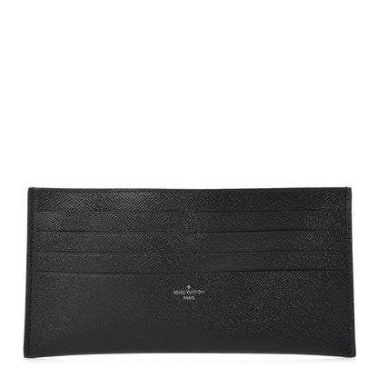 Louis Vuitton Calfskin Felicie Chain Wallet Card Holder Insert Black 1 of 6
