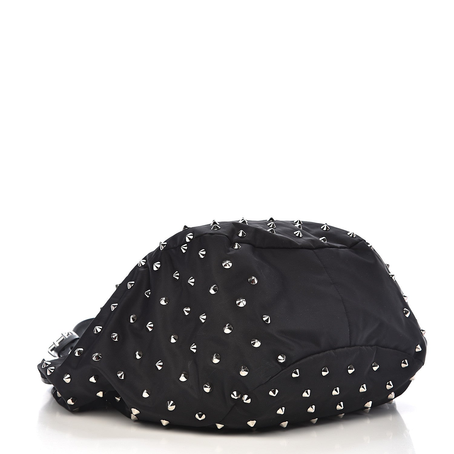 Givenchy Nylon Studded Shoulder Bag Black 3 of 11