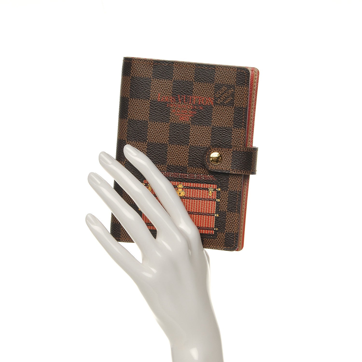 Louis Vuitton Damier Ebene Trunks and Bags Small Ring Agenda 2 of 7