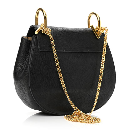 Chloe Goatskin Mini Drew Shoulder Bag Black 3 of 11