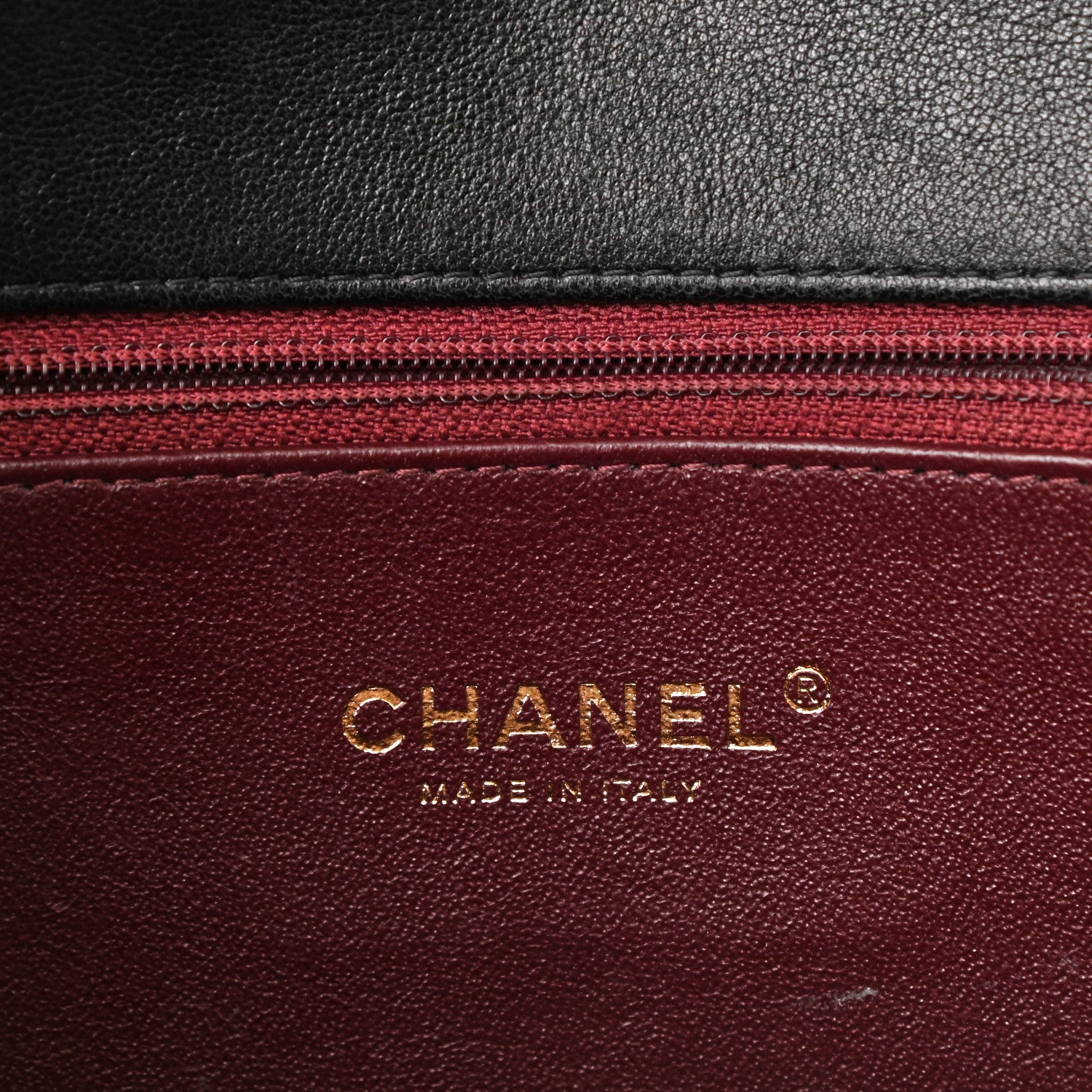 Chanel Lambskin Chevron Quilted Medium Envelope Flap Black 7 of 13