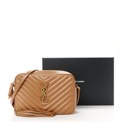 Saint Laurent Calfskin Matelasse Monogram Lou Camera Bag Cinnamon 11 of 11