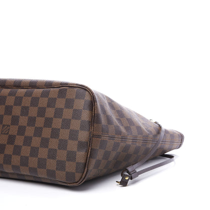 Louis Vuitton Damier Ebene Neo Neverfull MM Rose Ballerine 6 of 13