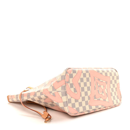 Louis Vuitton Damier Azur Tahitienne Neverfull MM 3 of 8