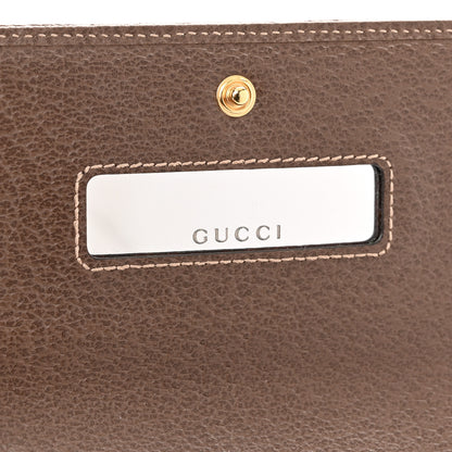Gucci GG Supreme Monogram Web Ophidia Wallet On Chain Brown 6 of 15