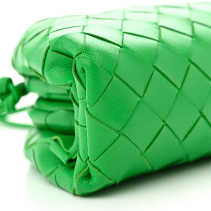 Bottega Veneta Nappa Intrecciato The Mini Pouch Clutch Parakeet 10 of 12
