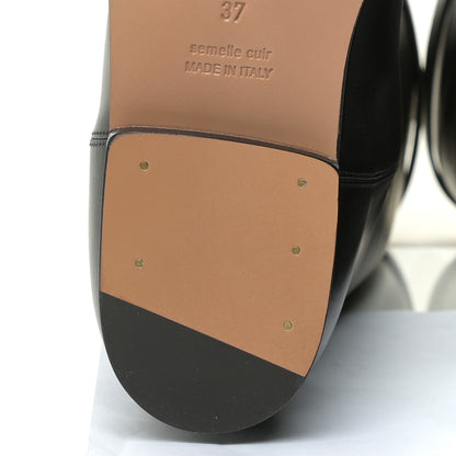Hermes Box Kelly Jumping Boots 37 Black 9 of 12