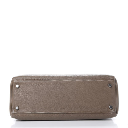 Hermes Togo Kelly Retourne 32 Etoupe 5 of 39