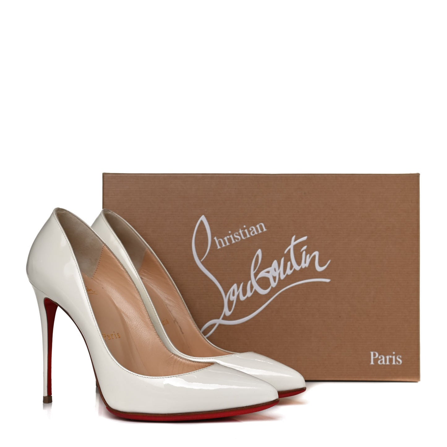 Patent Pigalle Follies 100 Pumps 36.5 Snow
