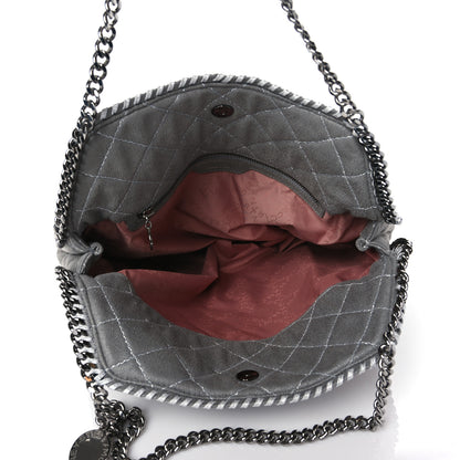Stella McCartney Shaggy Deer Quilted Small Falabella Tote Grey 4 of 8