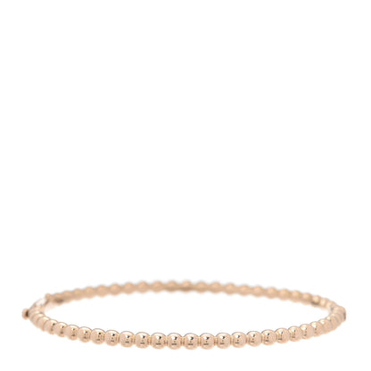 Van Cleef & Arpels 18K Rose Gold Perlee Pearls of Gold Bracelet M 3 of 6