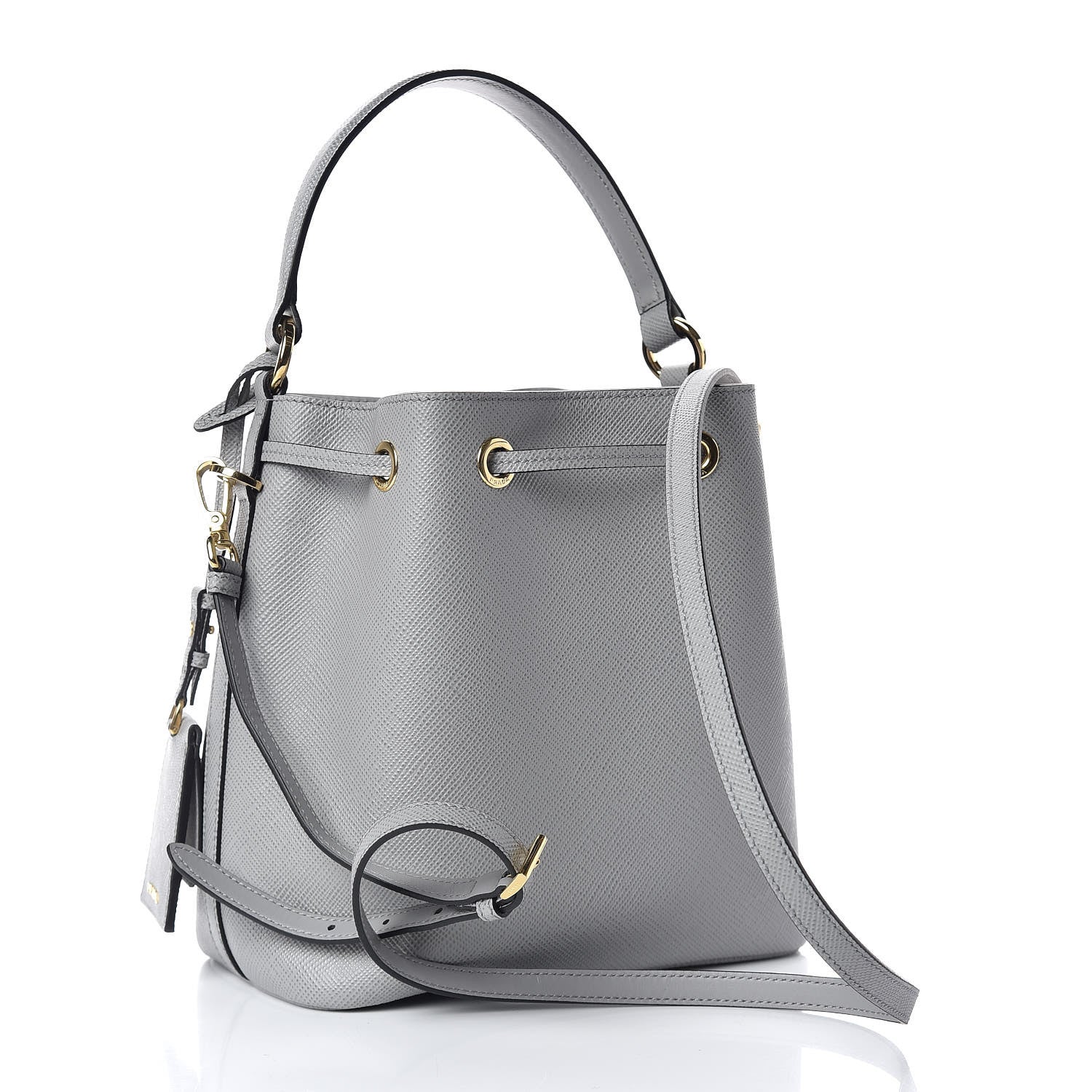 Prada Saffiano Bucket Bag Marmo 3 of 10
