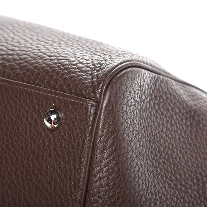 Hermes Taurillon Clemence Paris Bombay 37 Chocolate 12 of 12