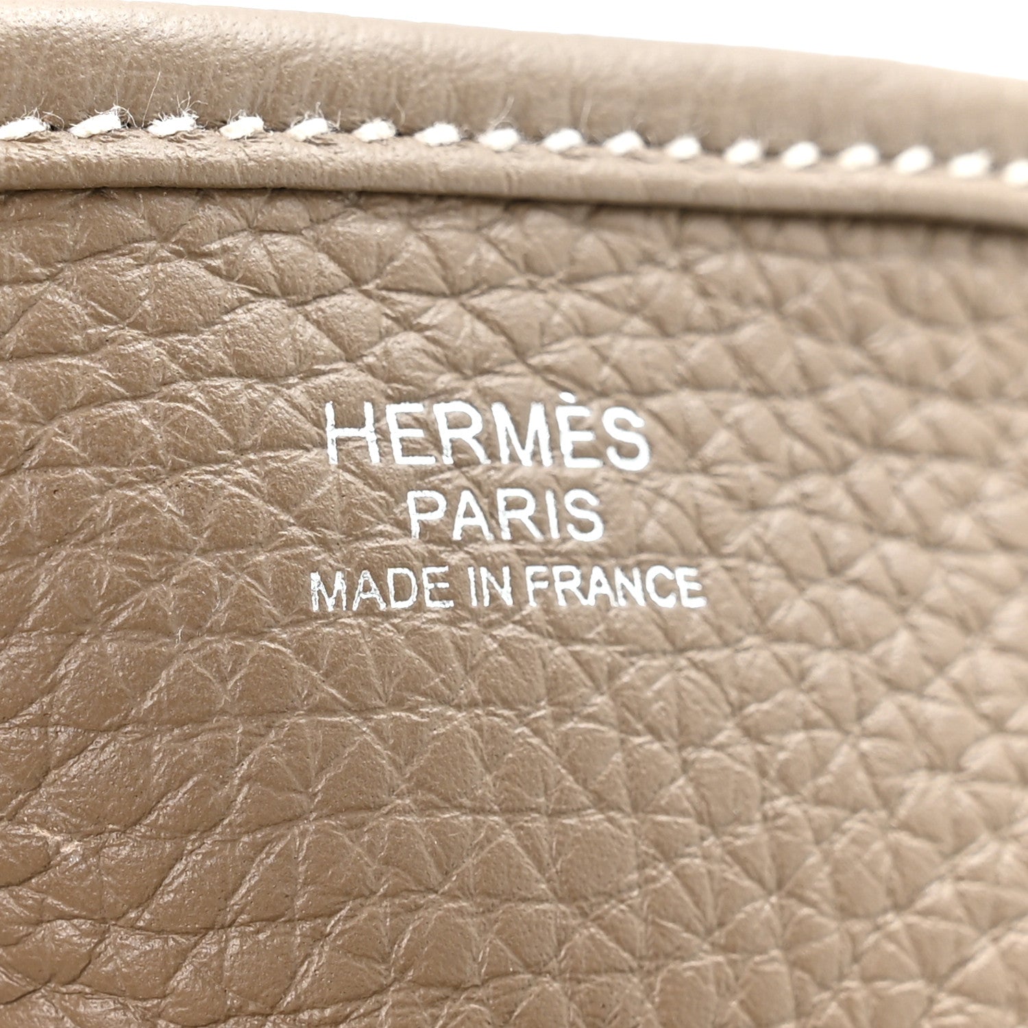 Hermes Taurillon Clemence Evelyne III PM Etoupe 6 of 10
