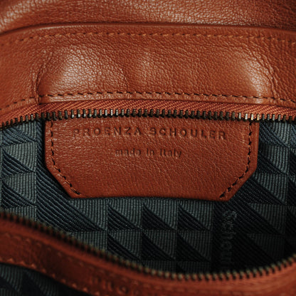 Proenza Schouler Lambskin Large PS1 Satchel Saddle 7 of 8