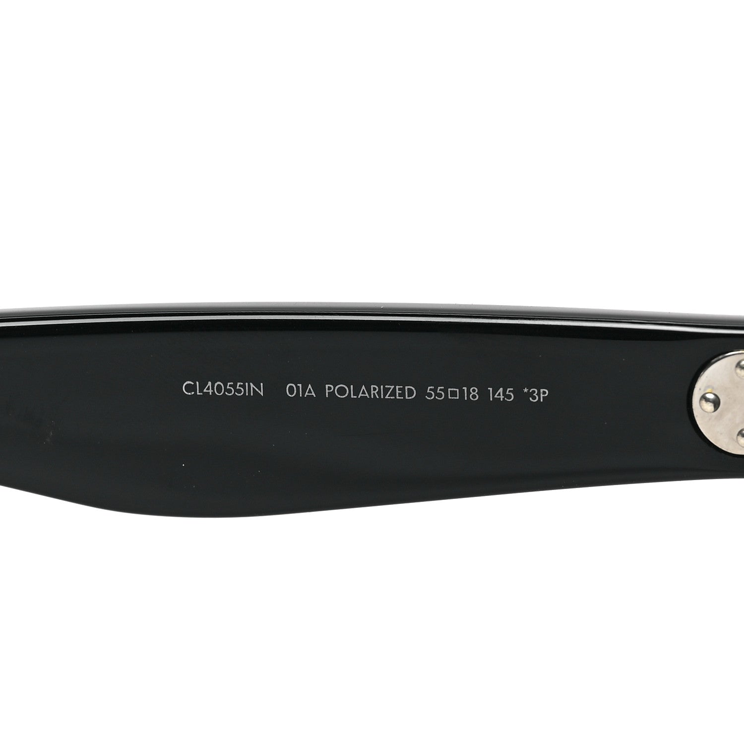 Celine Acetate Polarized Oversized Sunglasses CL4055IN Black 6 of 6