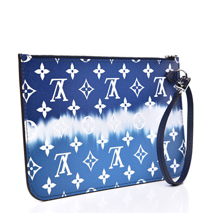 Louis Vuitton Monogram Escale Neverfull MM GM Pochette Blue 2 of 6