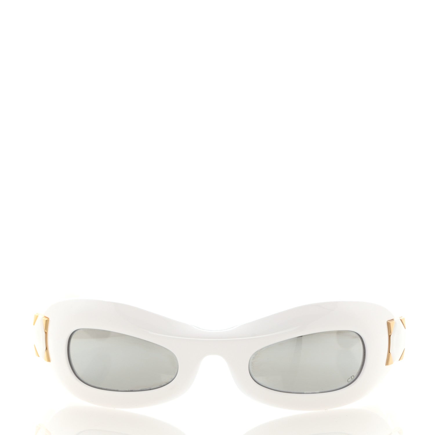 Christian Dior Lady 95.22 Round Sunglasses White 2 of 9
