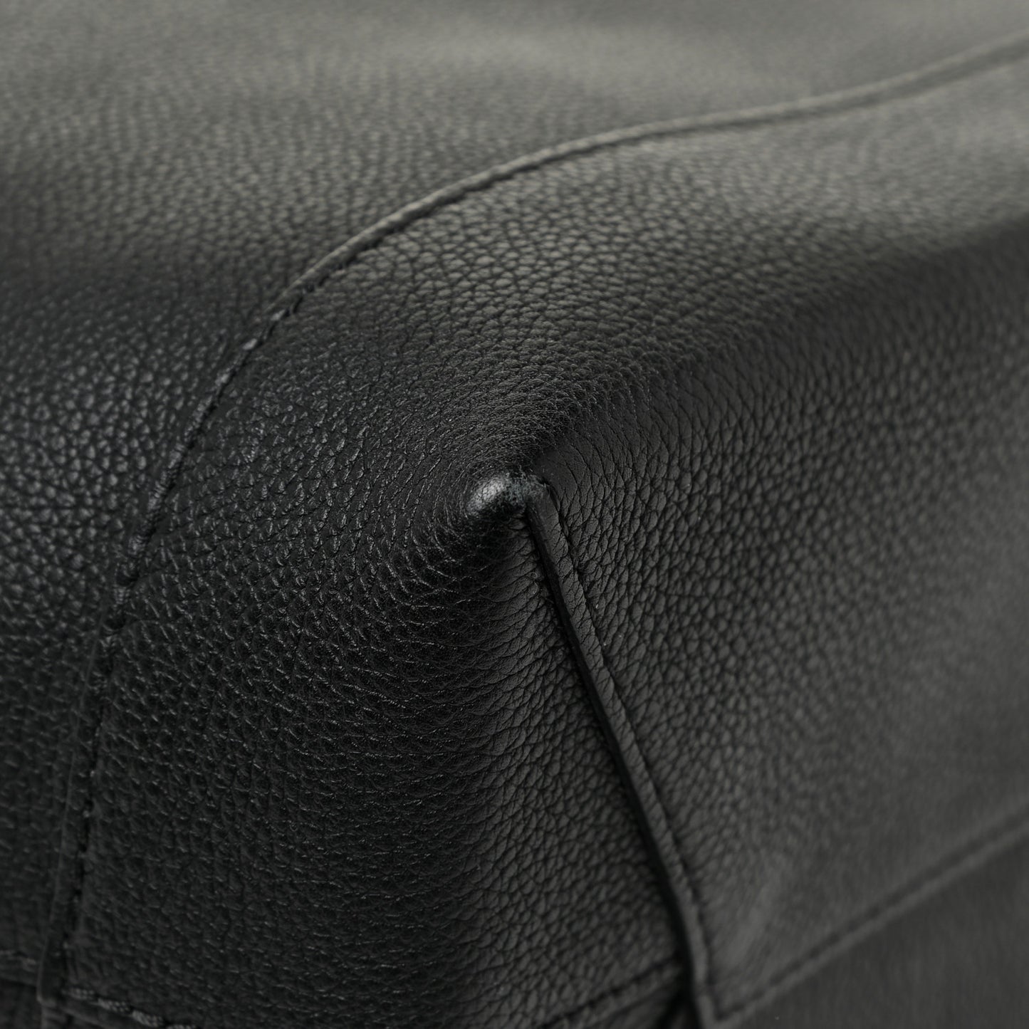 Calfskin Lockme Backpack Black