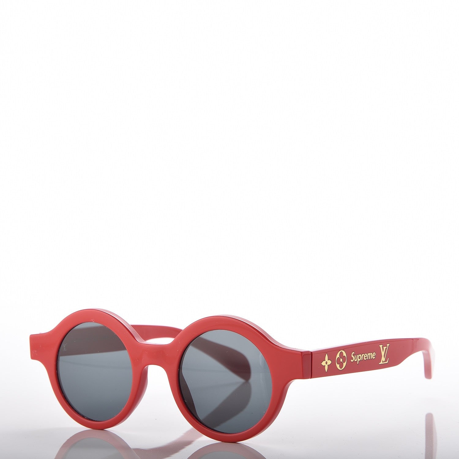 Louis Vuitton X SUPREME Downtown Sunglasses Red 7 of 8