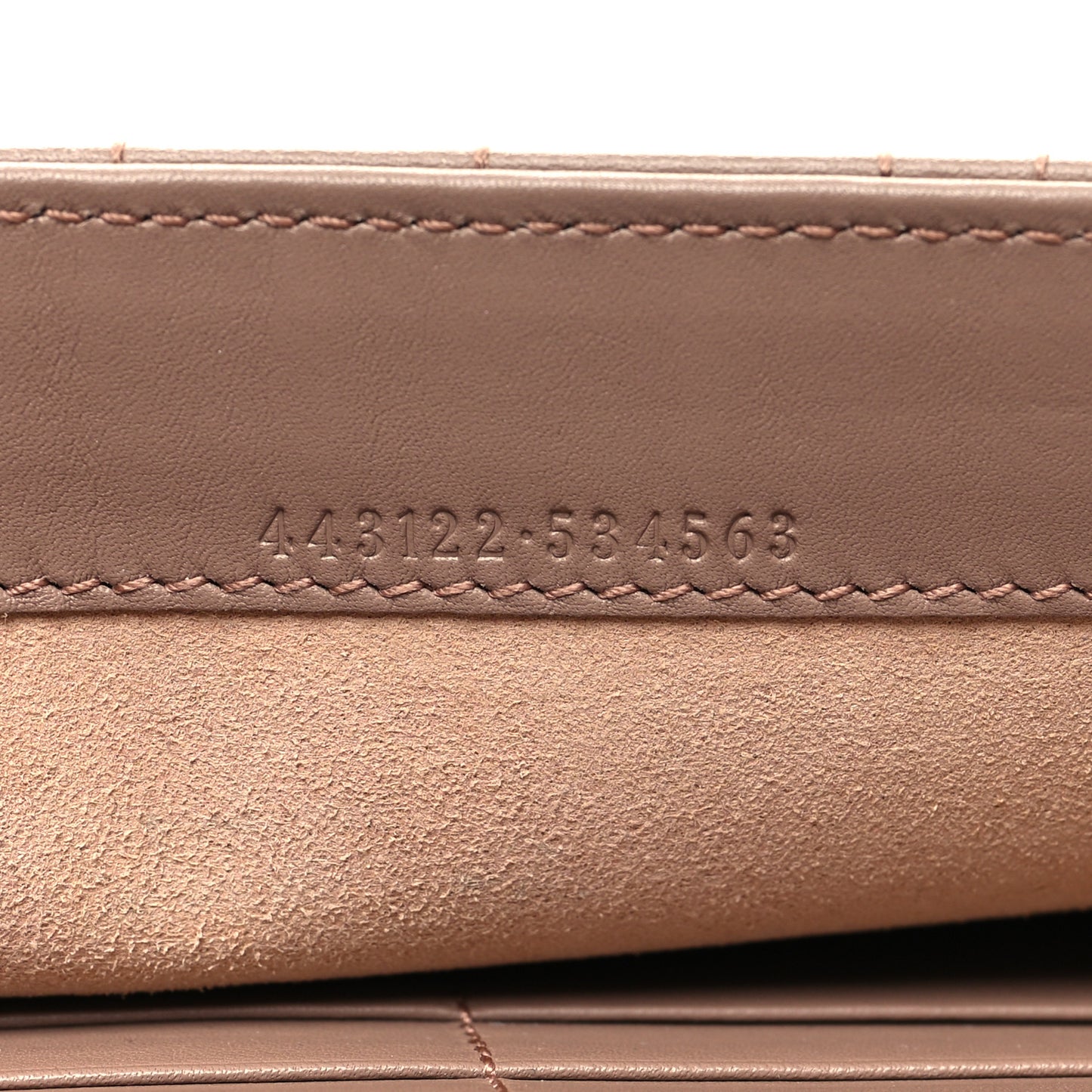 Calfskin Matelasse Mini Pearly GG Marmont Chain Wallet Porcelain Rose