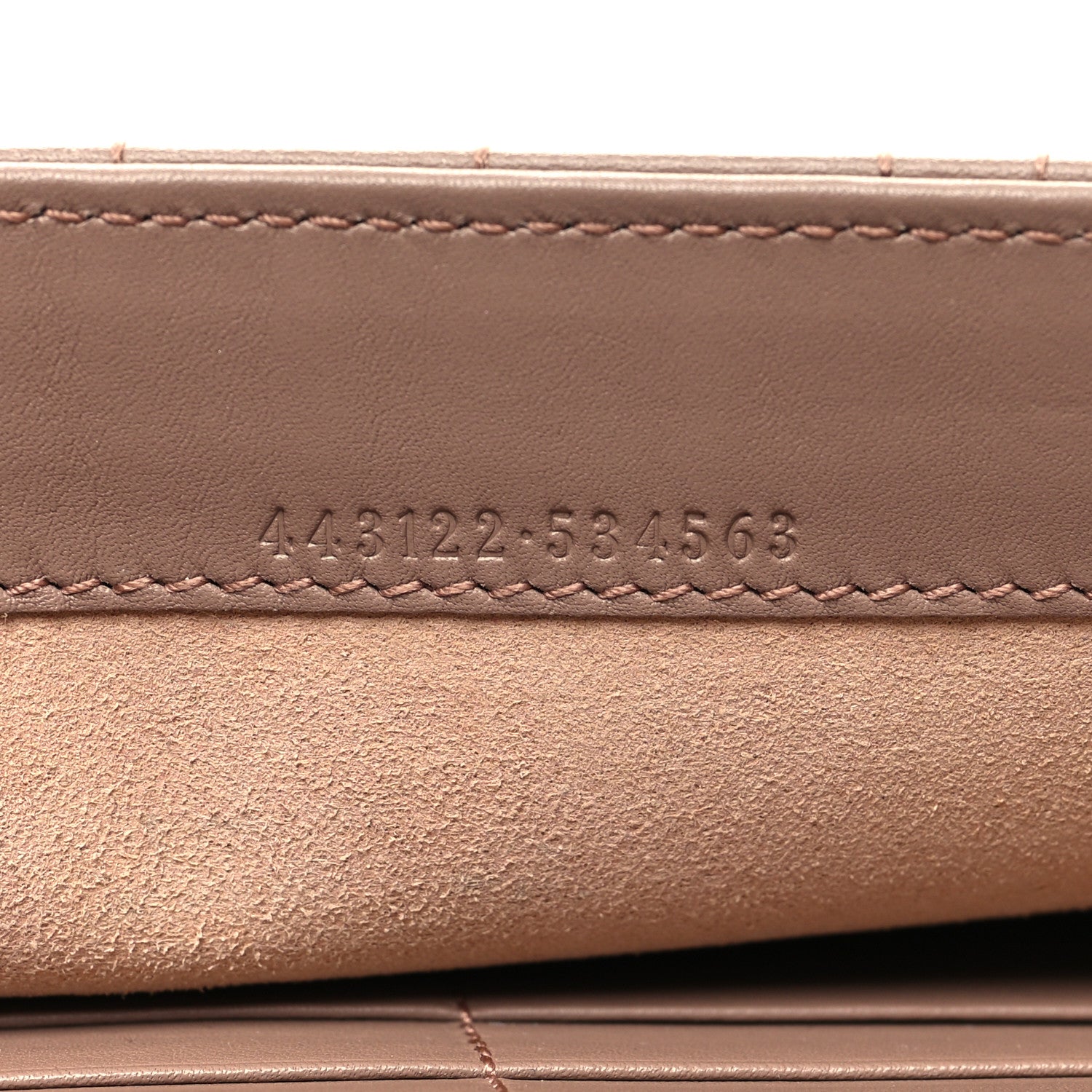 Gucci Calfskin Matelasse Mini Pearly GG Marmont Chain Wallet Porcelain Rose 7 of 10