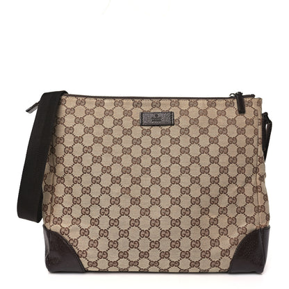 Gucci Monogram Messenger Bag Ebony 1 of 13