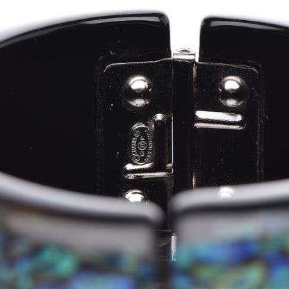 Chanel Resin Cuff Bracelet Green 4 of 5