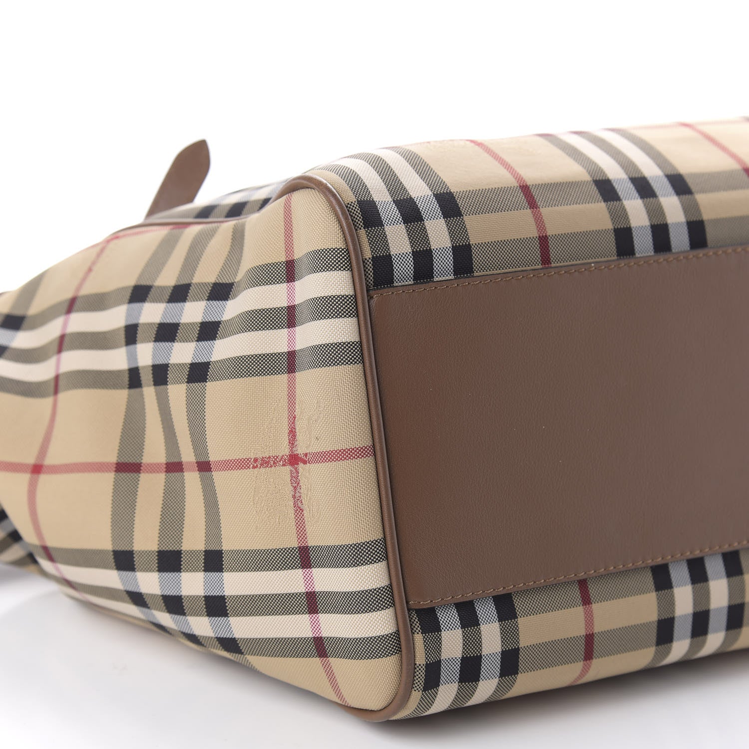 Burberry Horseferry Check Diaper Bag Tote Tan 6 of 11