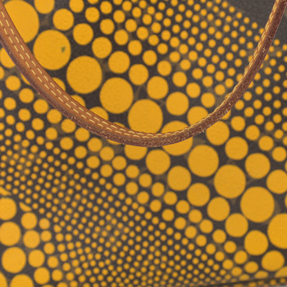 Louis Vuitton Monogram Kusama Waves Neverfull MM Yellow 13 of 18