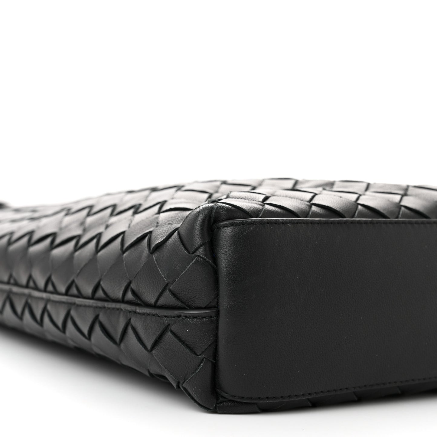 Nappa Intrecciato The Slot Tote Bag Black