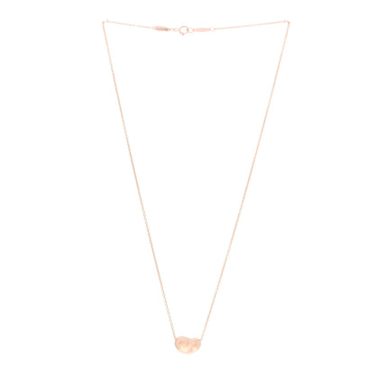 Tiffany 18K Rose Gold 12mm Elsa Peretti Bean Pendant Necklace 3 of 8