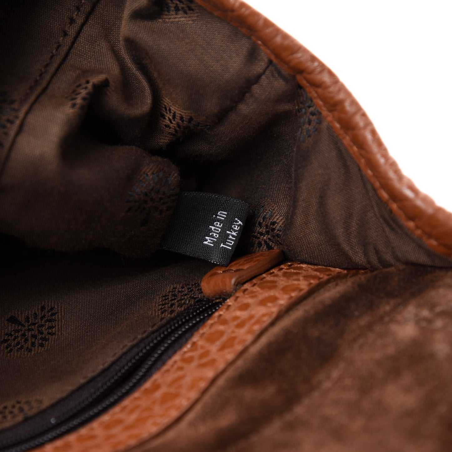 Shrunken Calfskin Small Bryn Oak