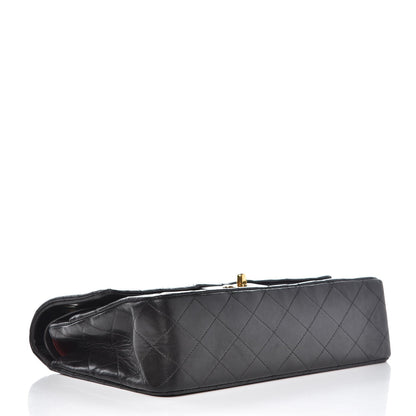 Chanel Lambskin Quilted Medium Double Flap Black 4 of 12