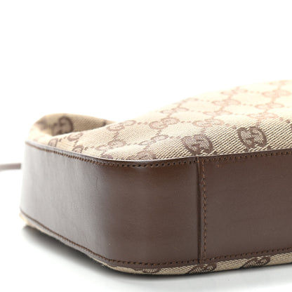 Gucci Monogram GG Small Clasp Hobo Brown 7 of 10