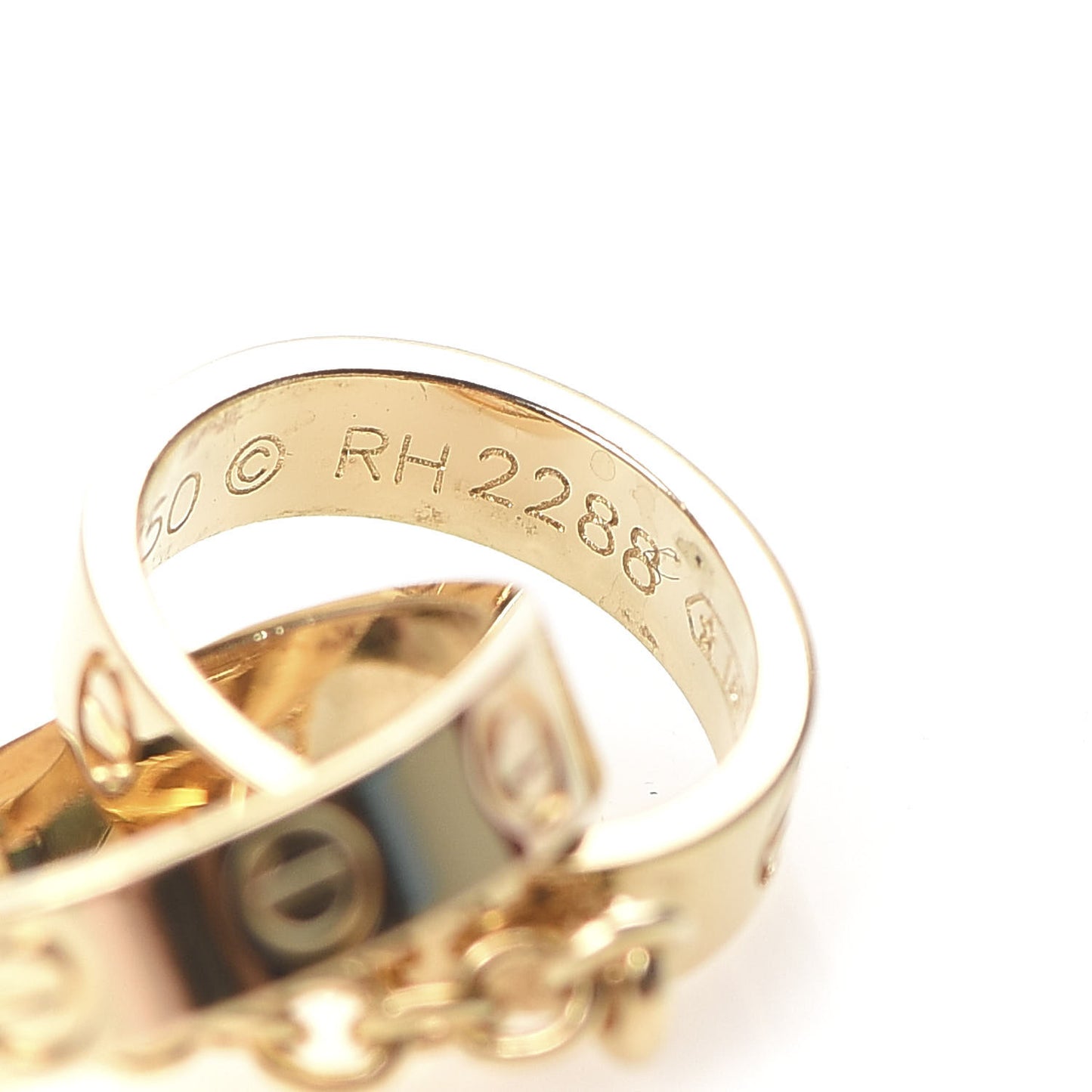 18K Yellow Gold Interlocking LOVE Bracelet