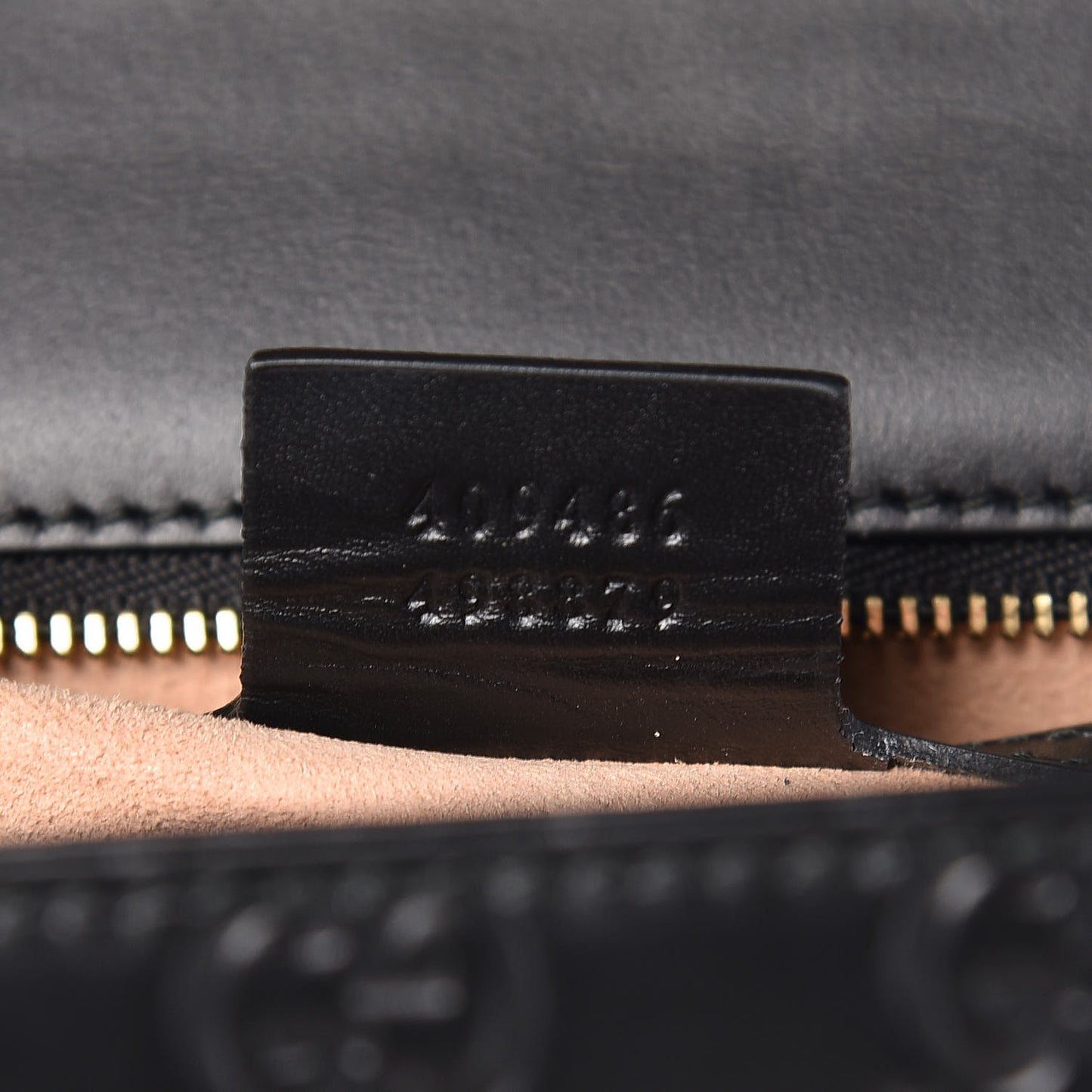 Guccissima Medium Padlock Shoulder Bag Black
