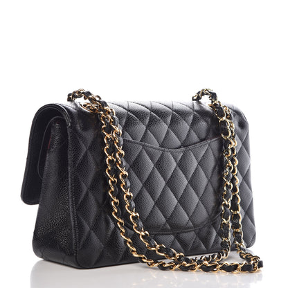 Chanel Caviar Quilted Medium Double Flap Black 4 of 9