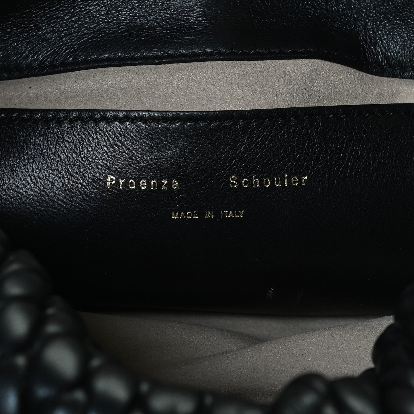 Lambskin Quilted Tobo Chain Shoulder Bag Black