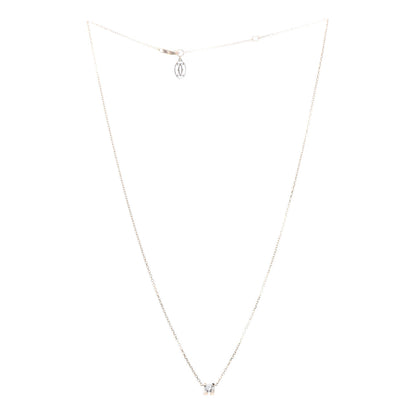 Cartier 18K Pink Gold Diamond .21ct C De Pendant Necklace 3 of 6