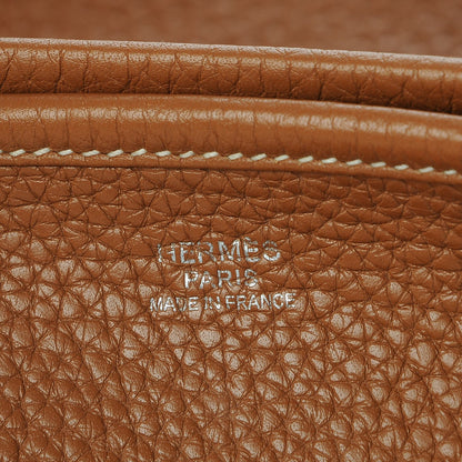 Hermes Taurillon Clemence Evelyne III GM Gold 6 of 8