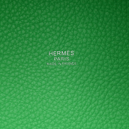 Hermes Taurillon Clemence Picotin Lock 18 PM Vert Comics 6 of 11